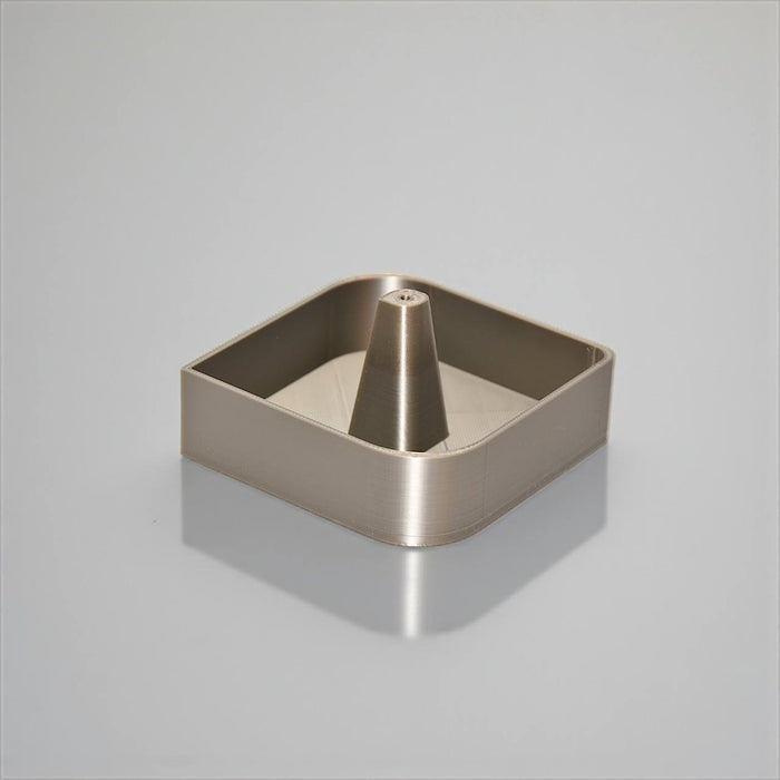 Square Incense Holder "Kubo" – Vertical Ash Catcher Tray, 3D-Printed Stand for Sticks, Minimalist Desk Decor, Meditation & Relaxation Gift