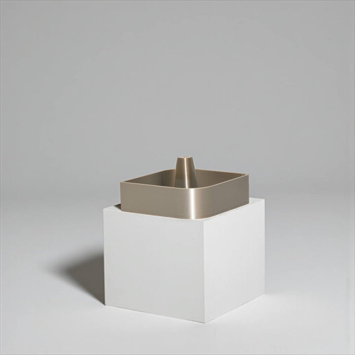 Square Incense Holder "Kubo" – Vertical Ash Catcher Tray, 3D-Printed Stand for Sticks, Minimalist Desk Decor, Meditation & Relaxation Gift