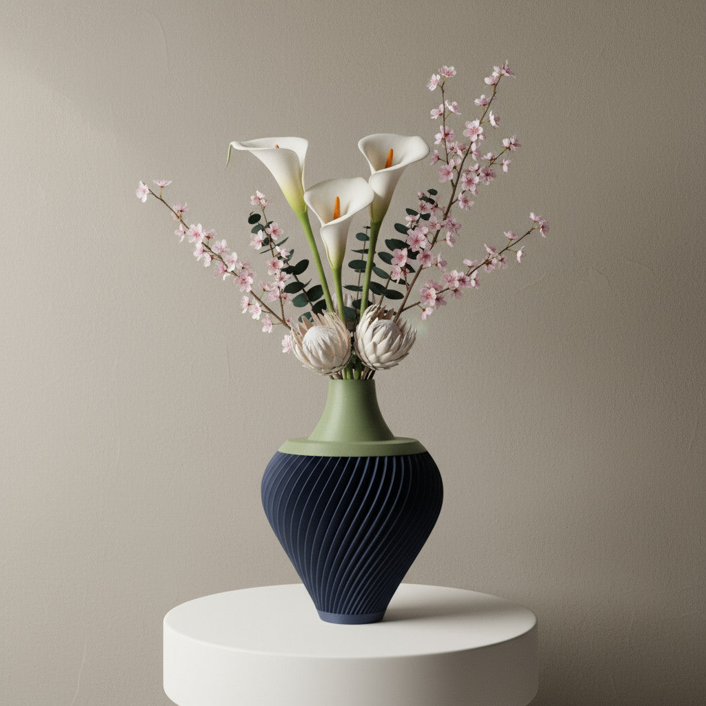 Kumo short wide vase for flowers, product view 8