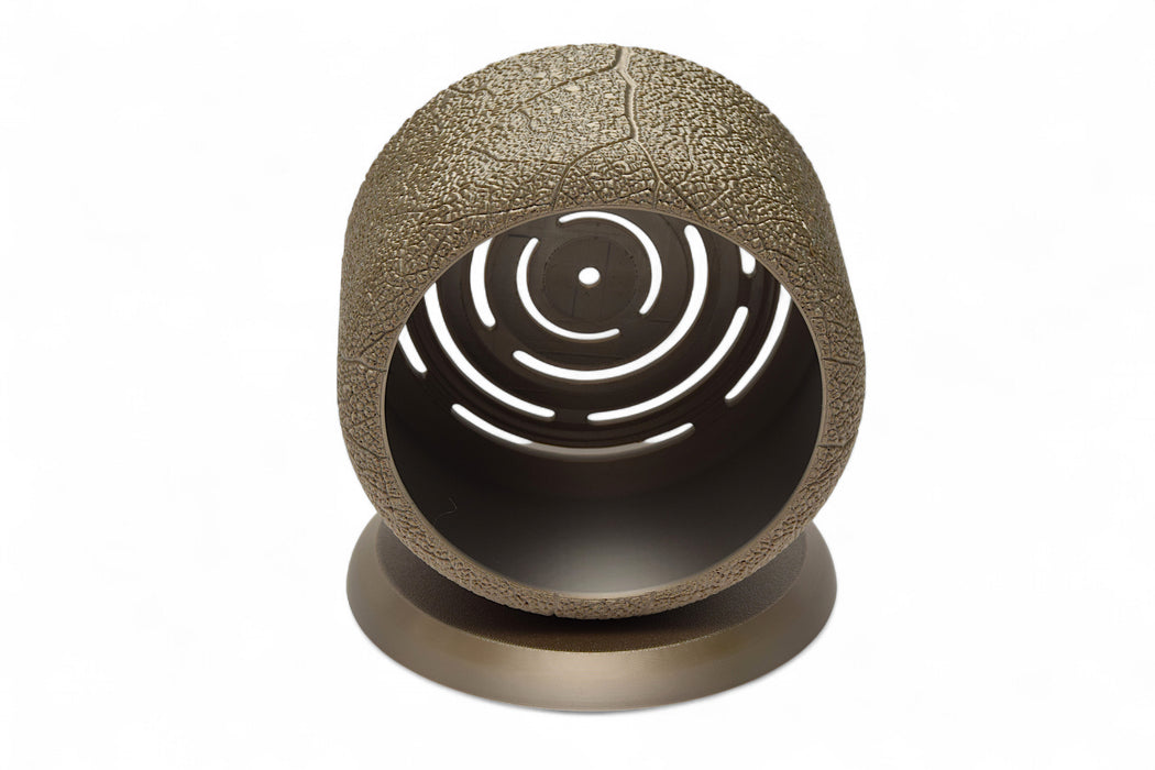 "Leaf Vein" Planter Pot with Drainage | Modern Textured Plant Pot | 3D Printed Succulent Pot Gift & Unique Home Decor