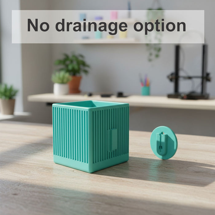 Wall Planter "Linor" | Vertical Ribbed Wall Mounted Plant Pot