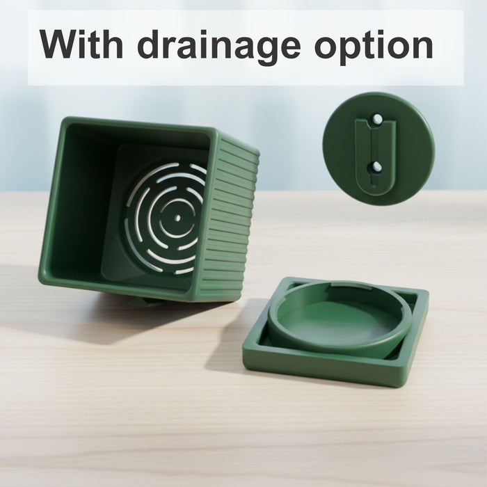 Wall Planter "Linor" | Vertical Ribbed Wall Mounted Plant Pot