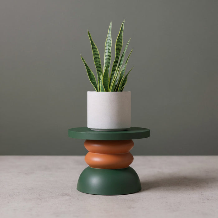3D Printed Plant Stand “Moro” | Modern Pedestal Planter Stand | Sculptural Home Decor by Viviero3D