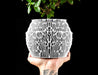 Nexis organic cellular indoor planter with sculptural raised network texture