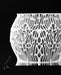 Angled view of Nexis sculptural planter with organic cellular wall pattern