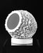 Side view of Nexis decorative planter with irregular raised cellular ribs