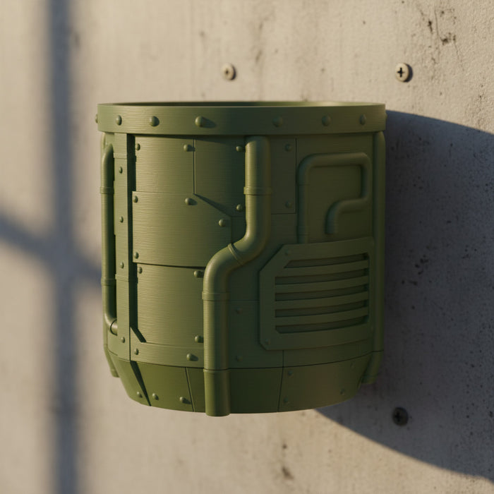 Wall Planter "Nexum" Industrial Pipe Design