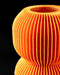 Nolla ribbed vase close-up showing vertical fluting and rim