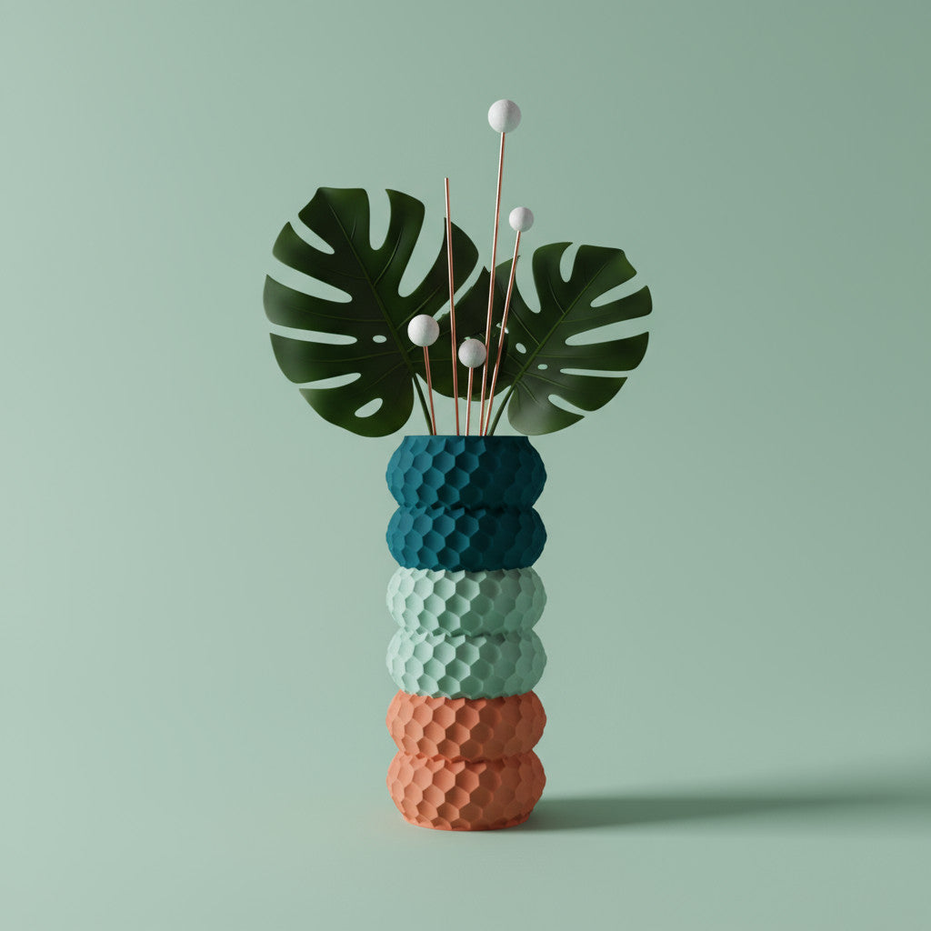 Okos geometric vase for flowers, product view 10