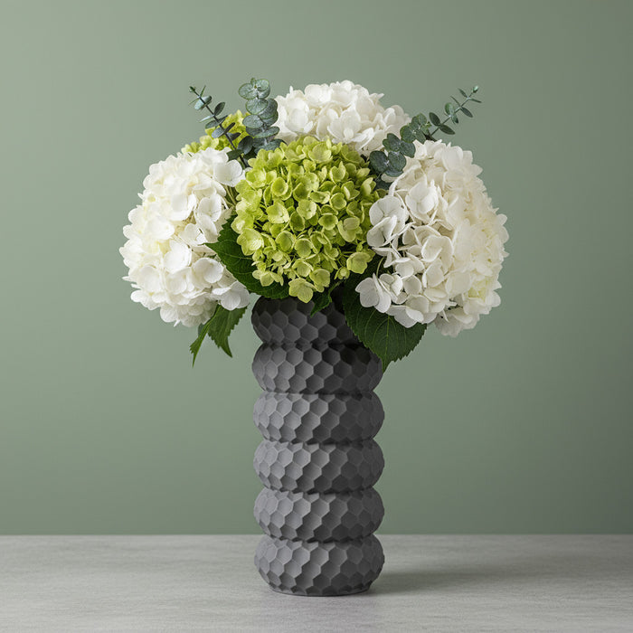 Custom 3D Printed Vase “Okos” – Choose Up to Three Colors, Designer Home Decor