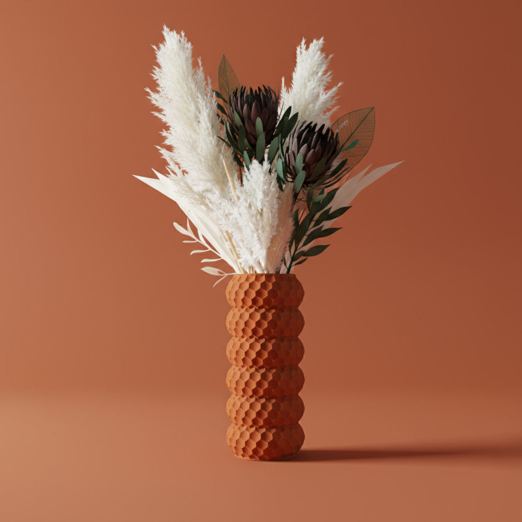 Okos geometric vase for flowers, product view 3