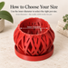 Ventilated Orchid Pot with Rounded Lattice and Optional Tray | Rimo — product image 3
