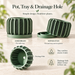 Ventilated Orchid Pot with Structured Lattice and Optional Tray | Rodex — product image 2