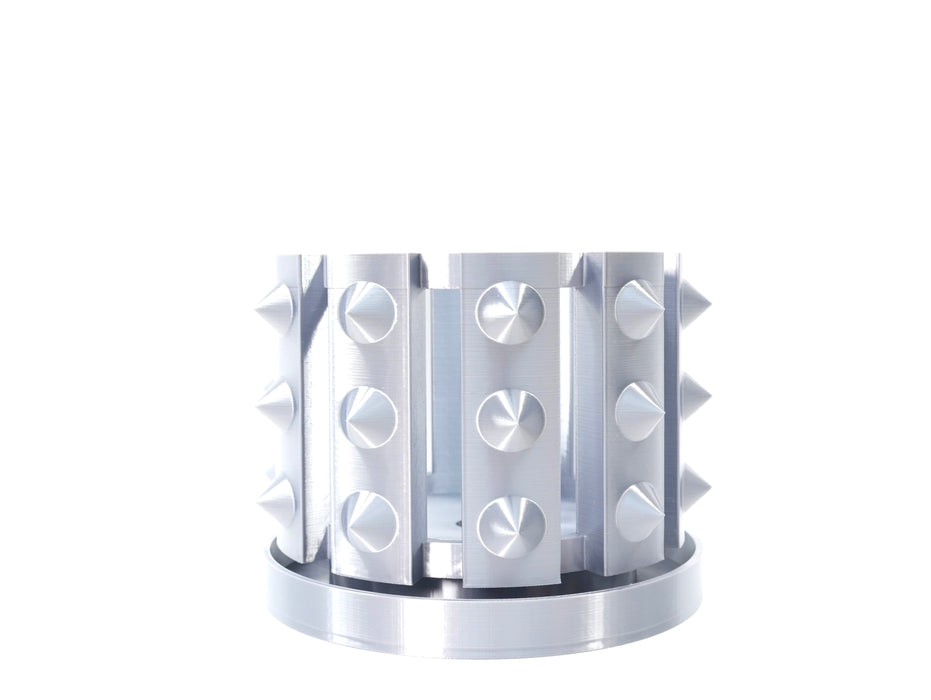 Ventilated Orchid Pot with Bold Studded Ribs and Optional Tray | Irvox — product image 2