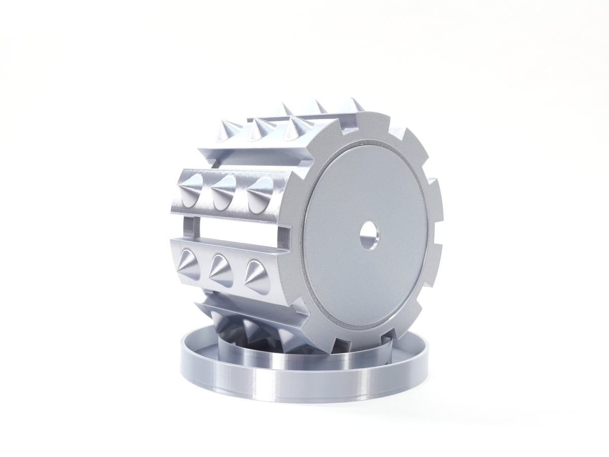 Ventilated Orchid Pot with Bold Studded Ribs and Optional Tray | Irvox — product image 5