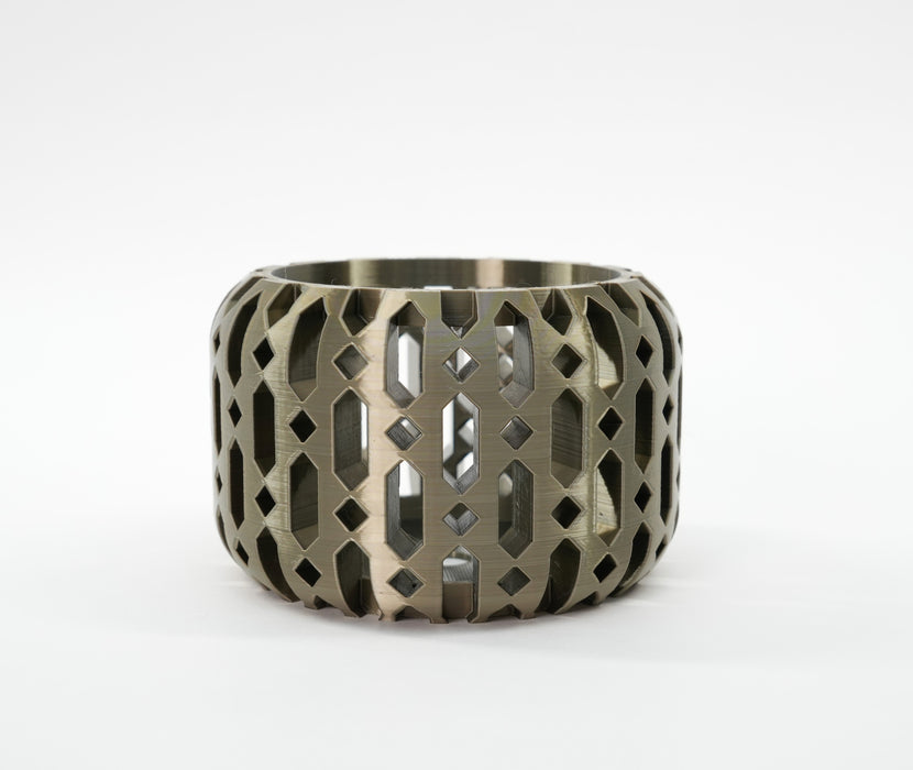 Ventilated Orchid Pot with Diamond Lattice and Optional Tray | Ritar — product image 5