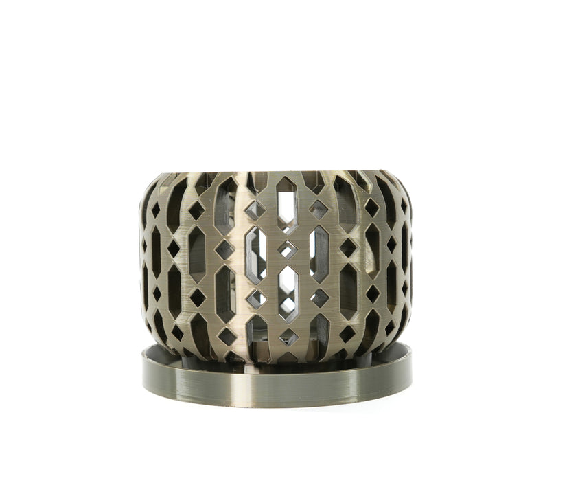 Ventilated Orchid Pot with Diamond Lattice and Optional Tray | Ritar — product image 7