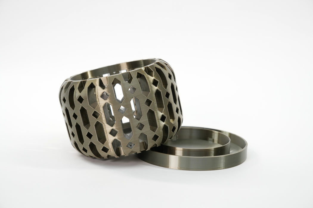 Ventilated Orchid Pot with Diamond Lattice and Optional Tray | Ritar — product image 6