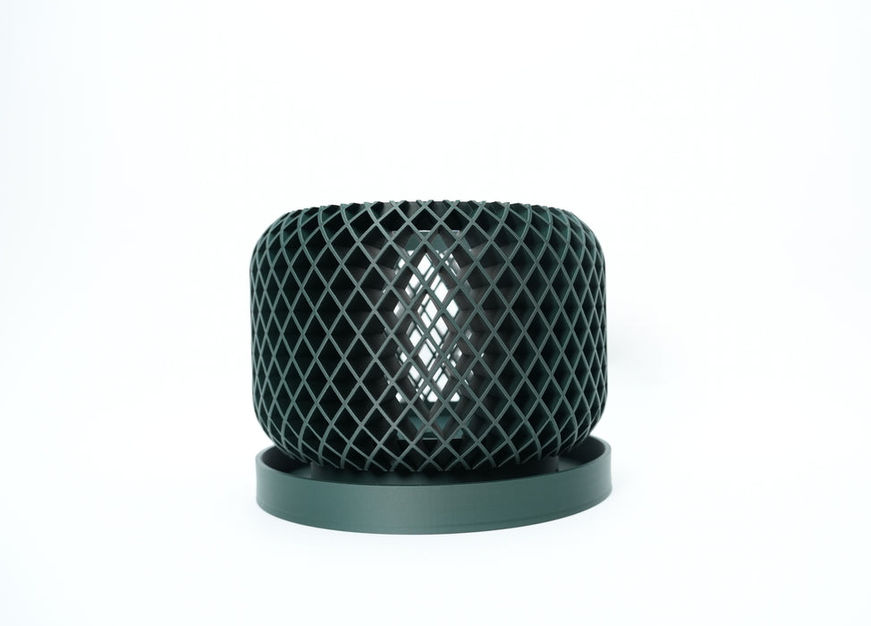 Ravik orchid planter pot with open lattice sides for orchid root airflow and drainage
