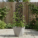 Ornate ornamental plant trellis for indoor climbing plants, front view