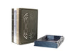 Orven 7 book planter showing planting cavity and bottom drainage grid detail