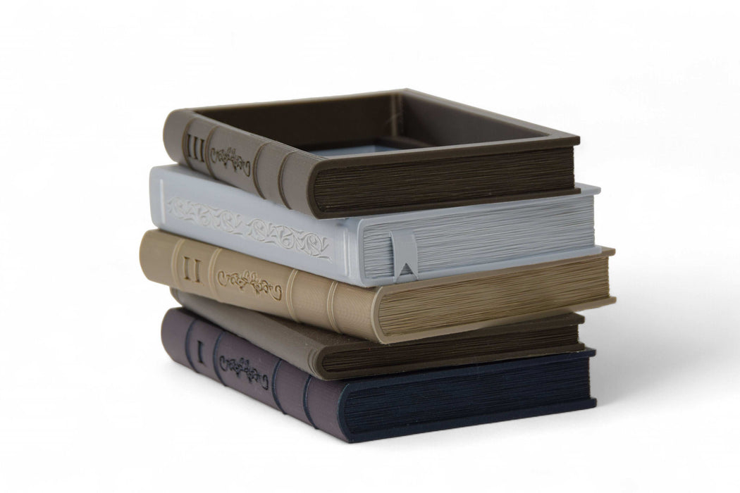Book Planter Pot "Orven"  – Unique 3D Printed Planter Pot in the Shape of Classic Books