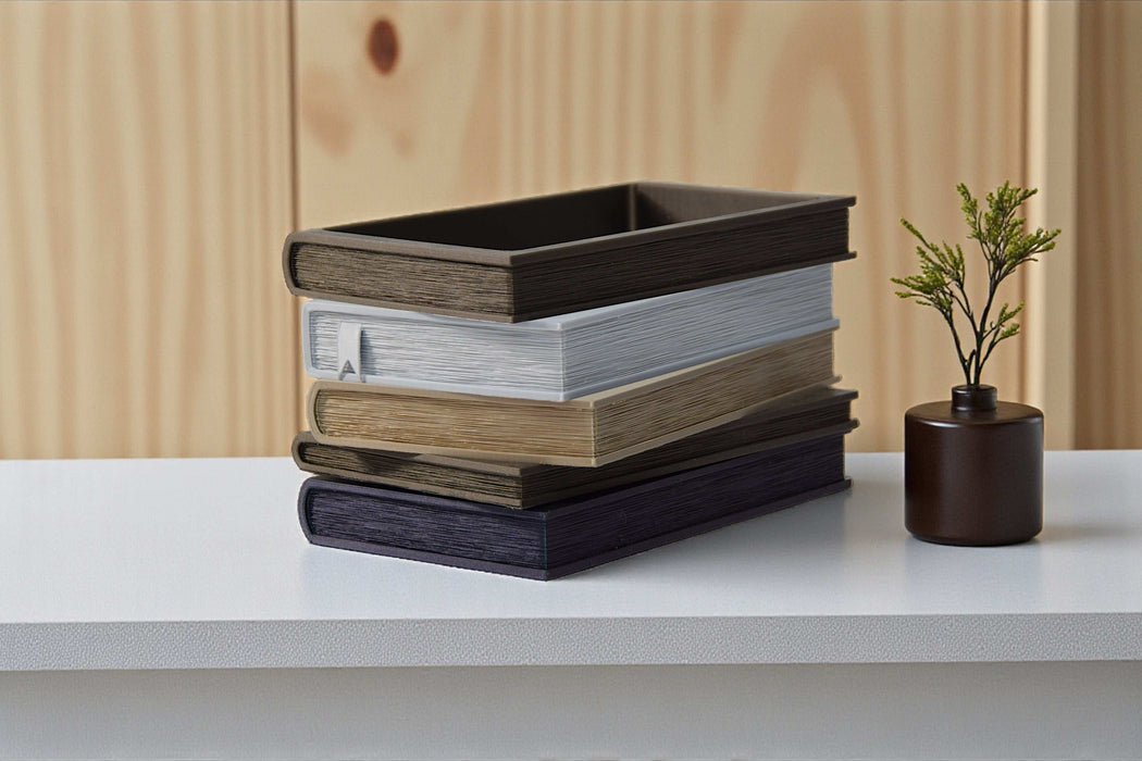 Book Planter Pot "Orven"  – Unique 3D Printed Planter Pot in the Shape of Classic Books