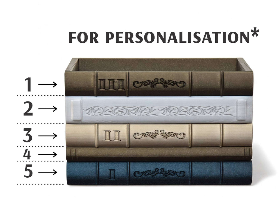 The «Orven» Wall Planter — 3D Printed Book Stack Wall Planter