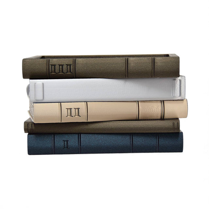 Book Planter Pot Orven 3 – Unique 3D Printed Planter Pot in the Shape of Classic Books,Succulent Pots, Decorative Flower Pots, Large Planter