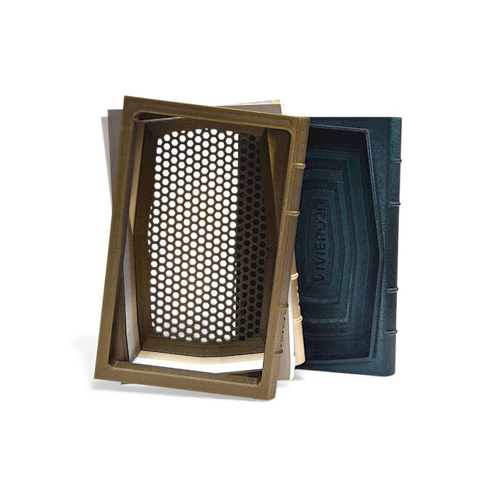 Book Planter Pot Orven 3 – Unique 3D Printed Planter Pot in the Shape of Classic Books,Succulent Pots, Decorative Flower Pots, Large Planter