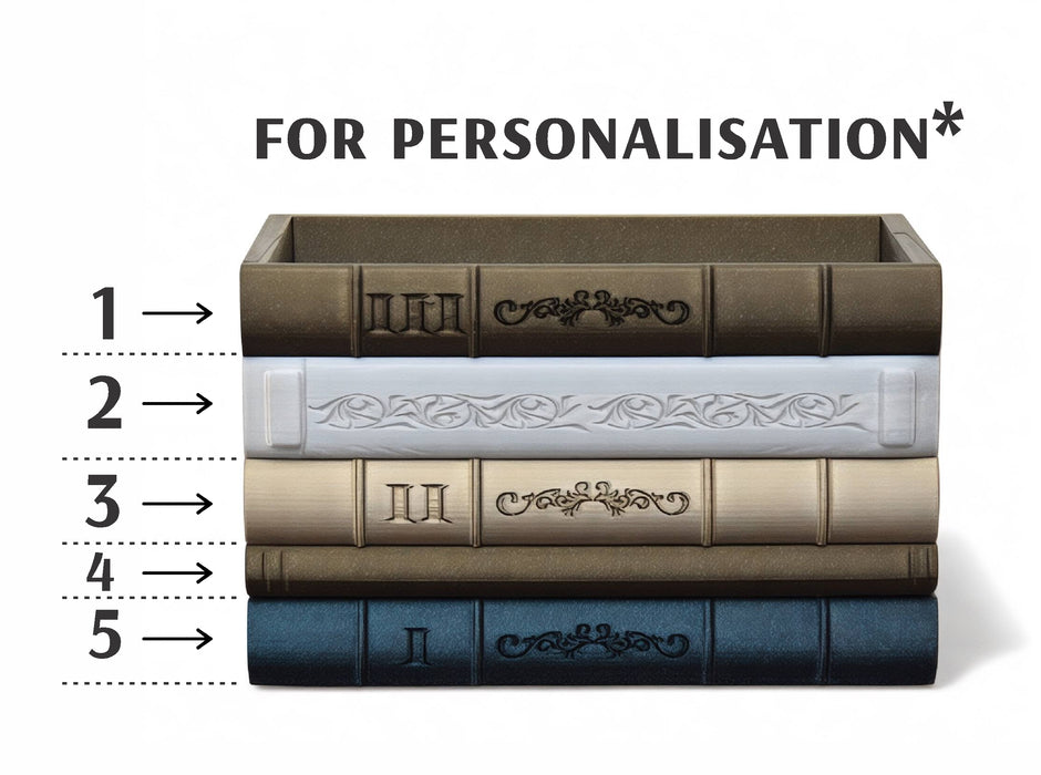 The «Orven» Wall Planter — 3D Printed Book Stack Wall Planter