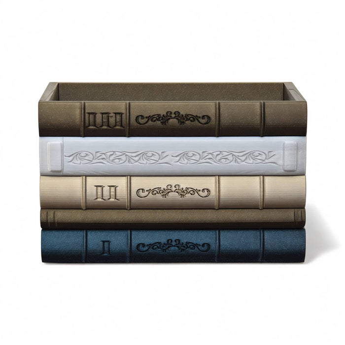 The «Orven» Wall Planter — 3D Printed Book Stack Wall Planter