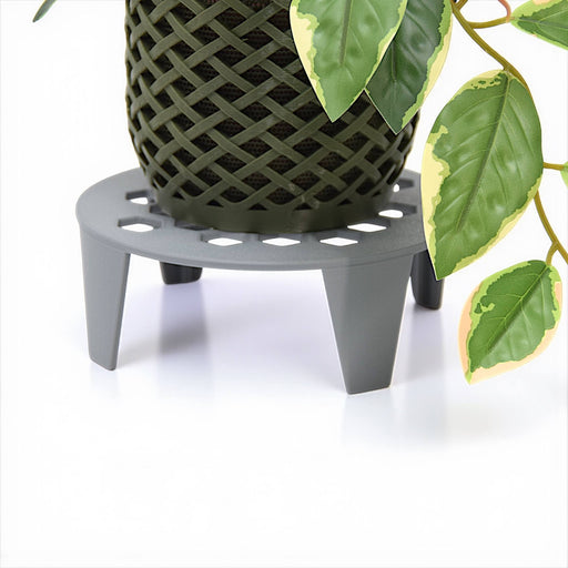 indoor plant risers Plant Stand HexaLift – 3D Printed Hexagonal Pot Riser for Indoor Planters, Modern Geometric Flower Pot Holder 7х3.5"