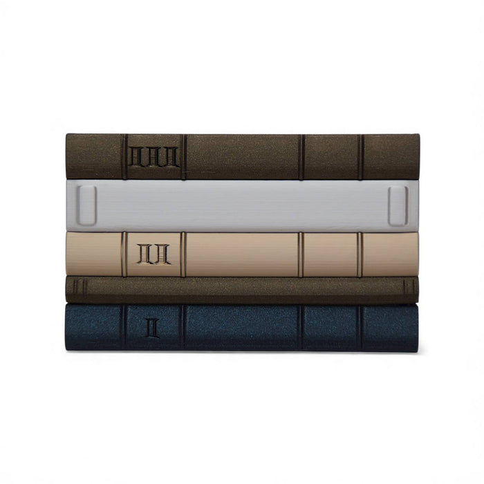 Book Stack Planter "Orven 2" | 3D Printed Planter with Optional Drainage, Customizable Book Colors, Literary Decor, Personalized Gift