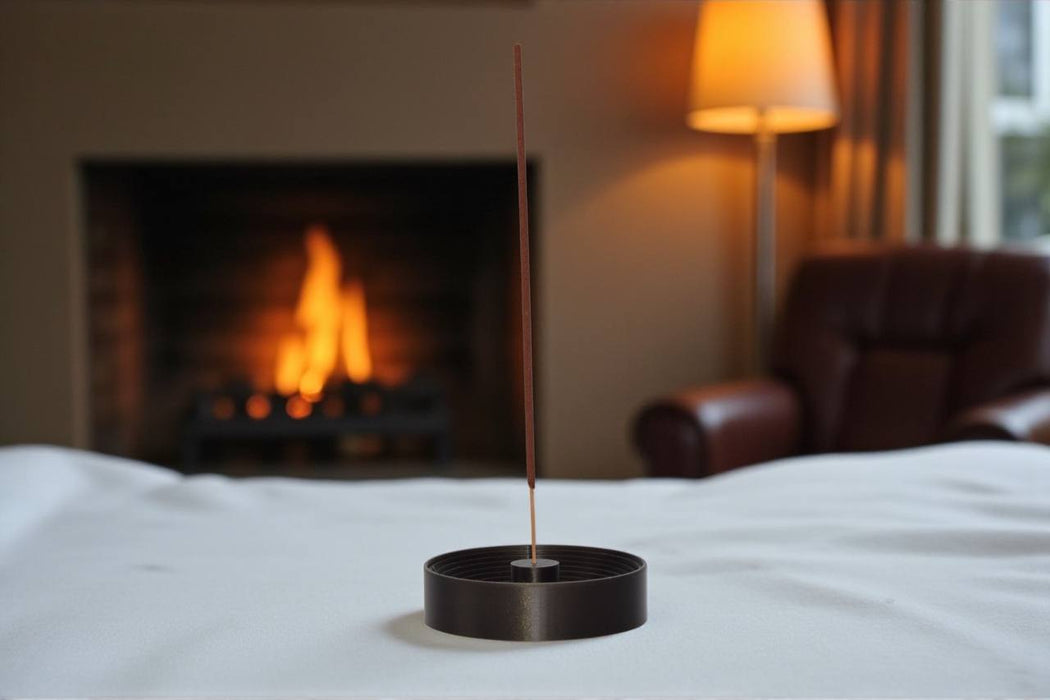 Minimalist Incense Holder "Zen Ring"–Vertical Ash Catcher,3D-Printed Stand for Incense Sticks,Modern Home Decor,Meditation & Relaxation Gift