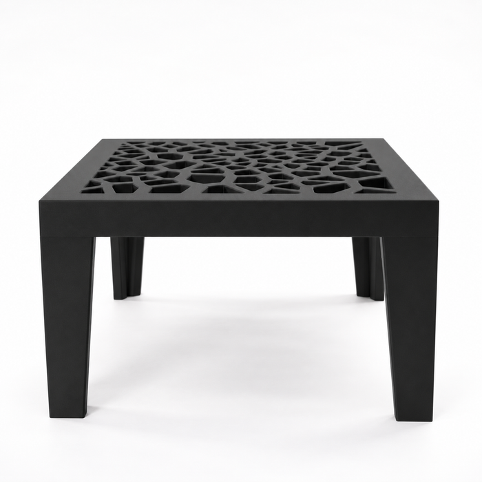 Square Geometric Plant Stand for Planters | Grid Square