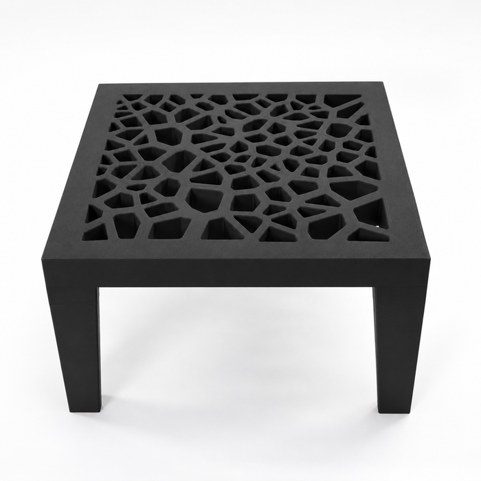 Square Geometric Plant Stand for Planters | Grid Square