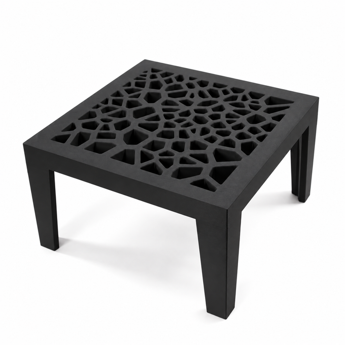 Square Geometric Plant Stand for Planters | Grid Square
