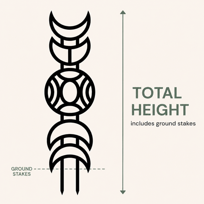 Moon Phase Plant Trellis for Climbing Plants | Astra — product image 2