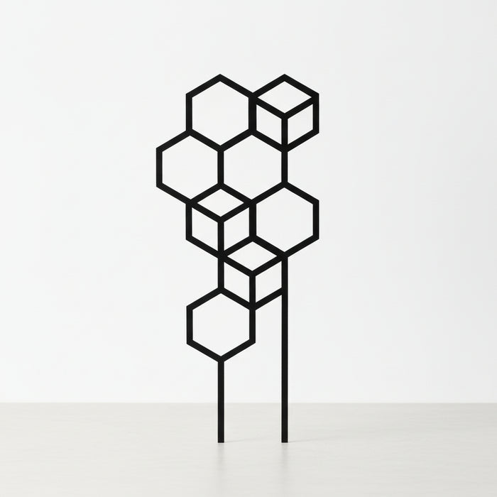 Plant Trellis "Voxel" – Hexagon Climbing Plant Support