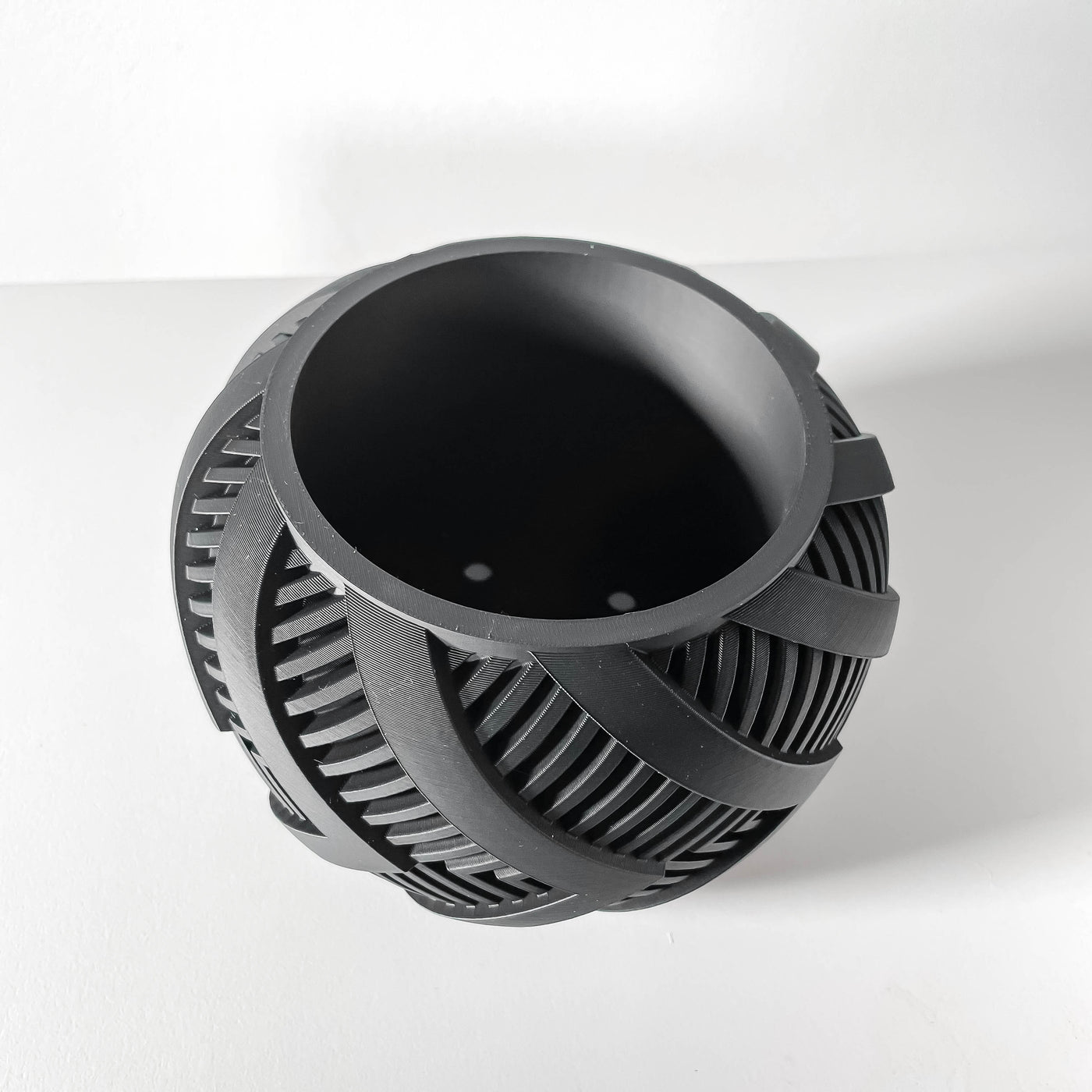 Alko ribbed indoor planter, product view 5