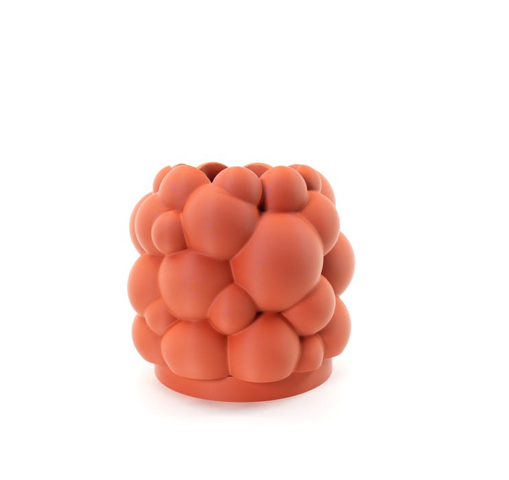 Sculptural "Bubble" Planter | Organic Modern Planter with Volumetric Texture