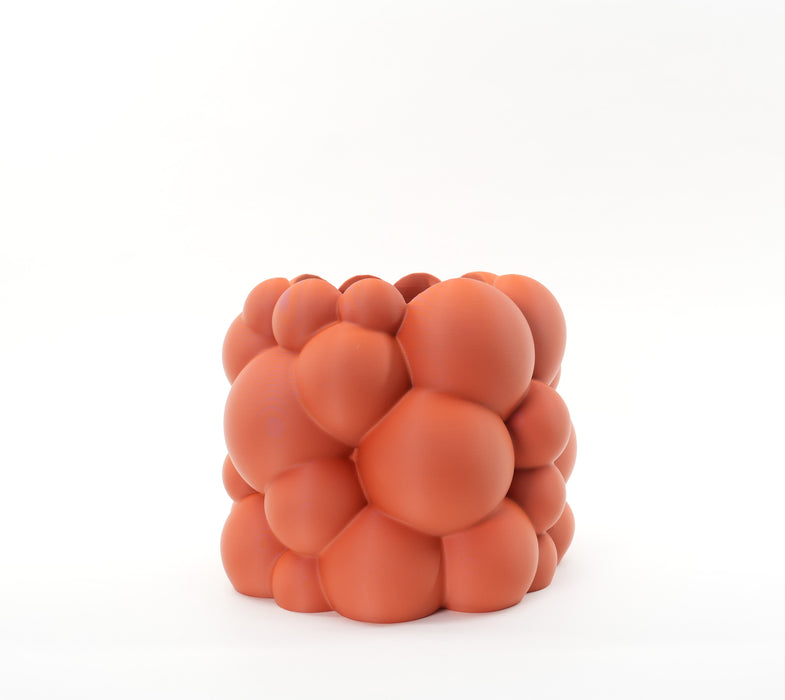 Sculptural "Bubble" Planter | Organic Modern Planter with Volumetric Texture
