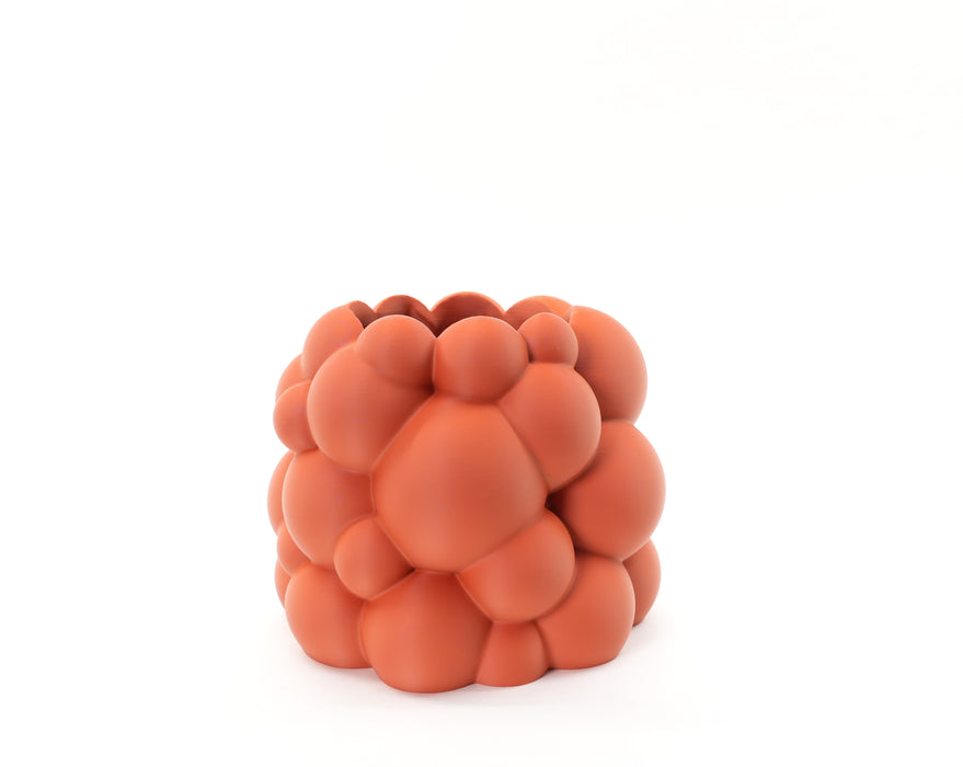 Sculptural "Bubble" Planter | Organic Modern Planter with Volumetric Texture
