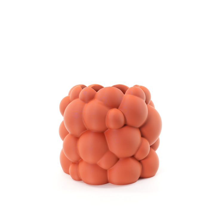 Sculptural "Bubble" Planter | Organic Modern Planter with Volumetric Texture