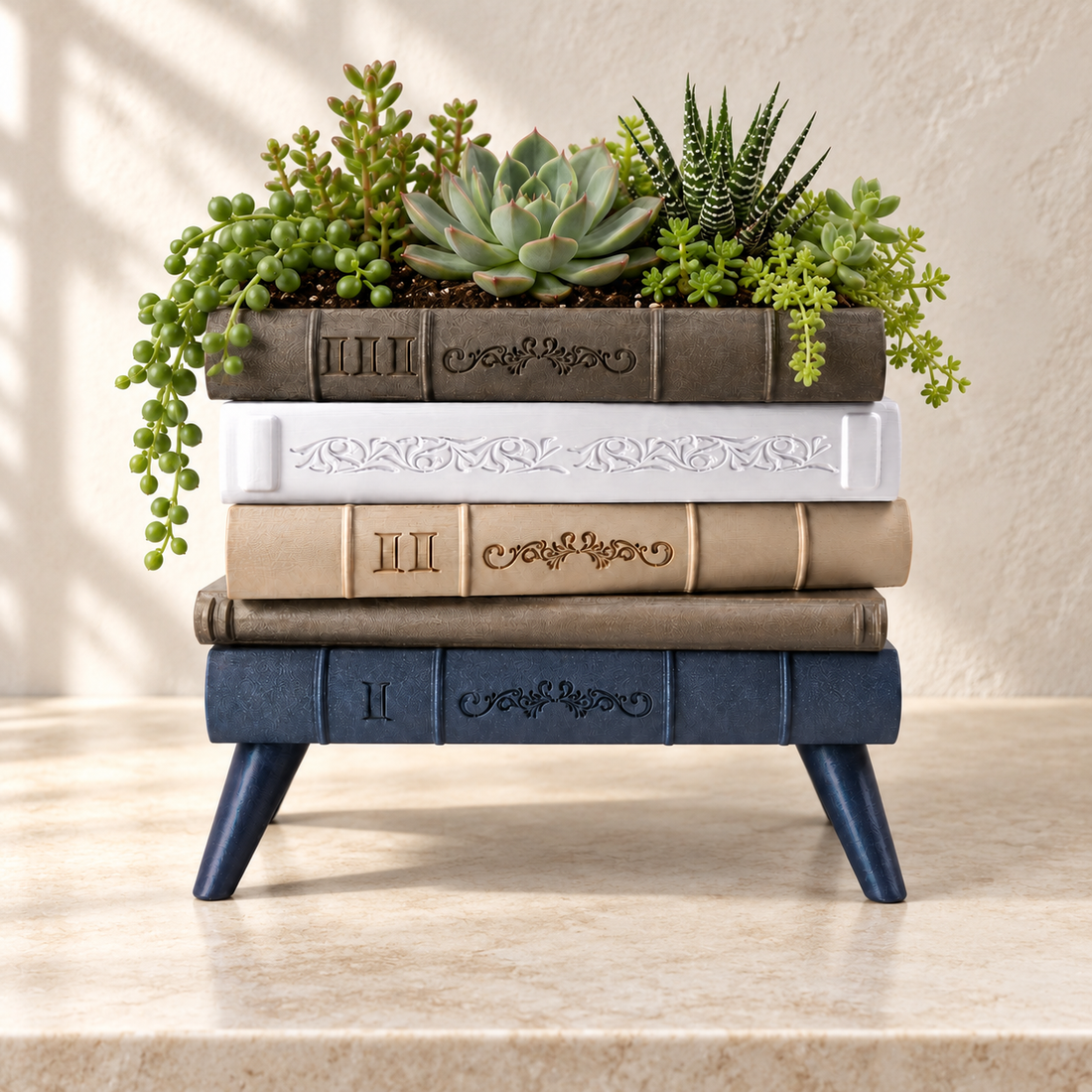 Book Planter with Legs