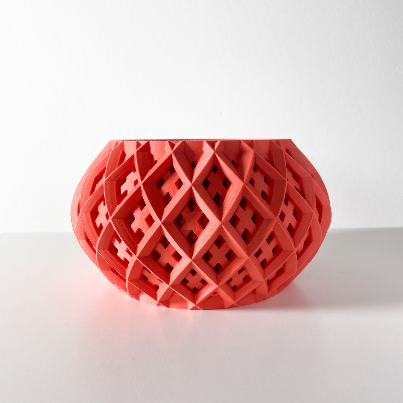 Rokio woven texture indoor planter, product view 4