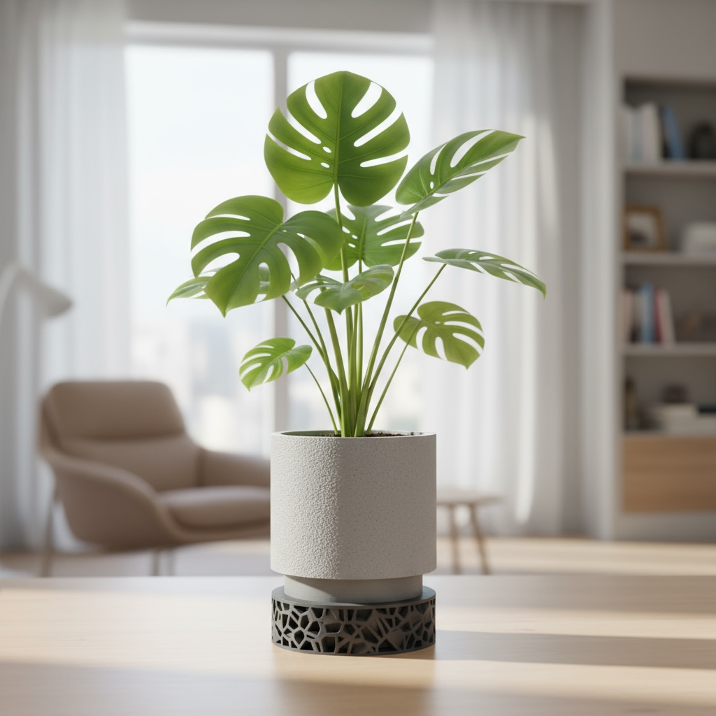 Vori 2 sculptural indoor planter, product view 7