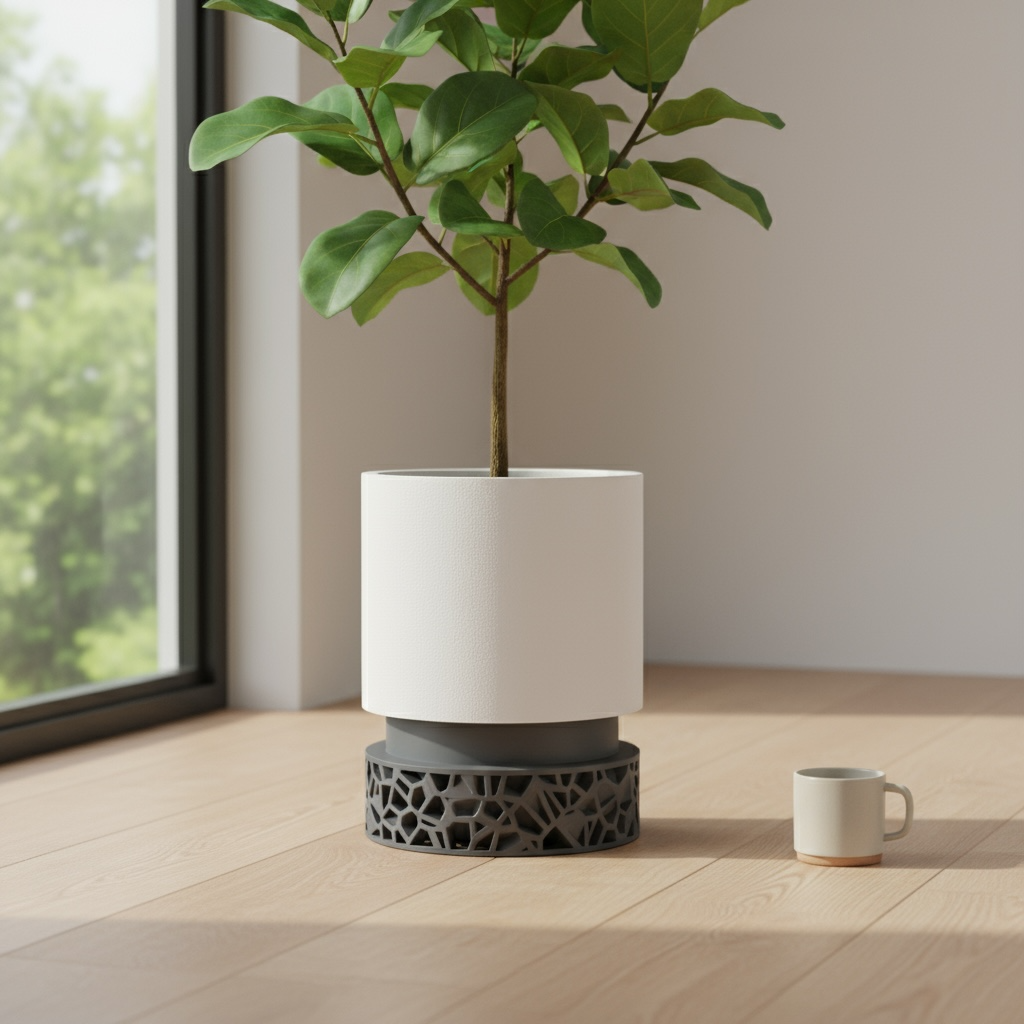 Vori 2 sculptural indoor planter, product view 8