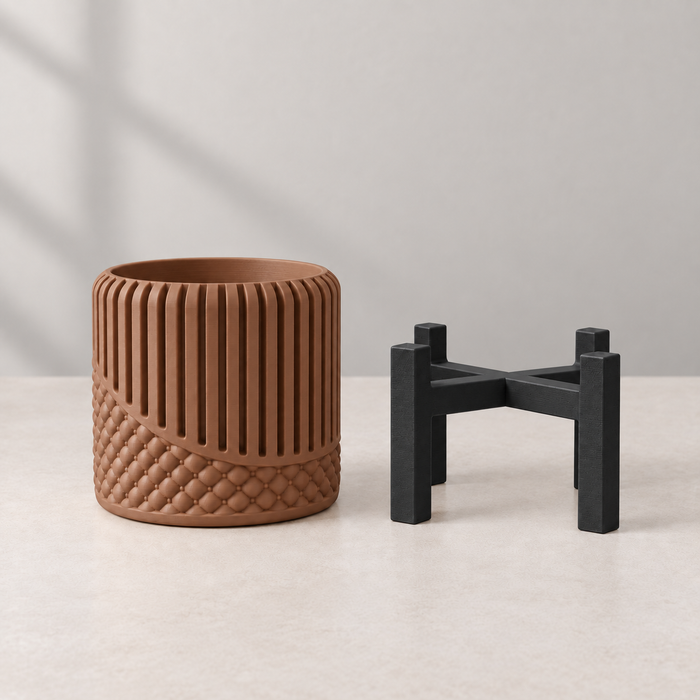 Modular Planter with Stand | Riona Insert & Screw Base